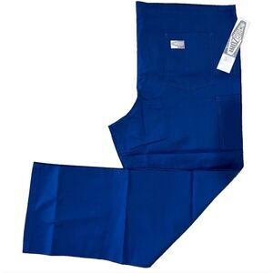 ScrubZone by Landau Unisex Wide Leg Scrub Pants Navy 30.5” Drawstring NWT Size L